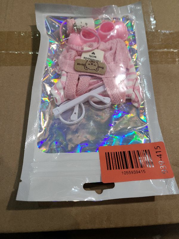 Photo 1 of 17 cm Cute Doll Clothes Design Outfit Blind Mystery Box Mart Accessories Mini Stuff Dress Overalls Hoodie Pajamas Pink