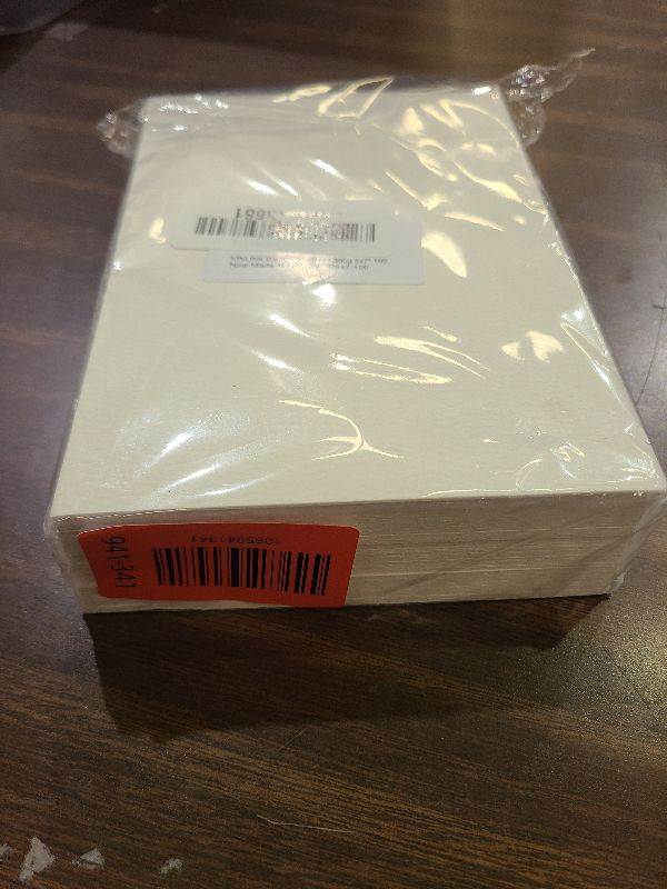 Photo 1 of 100PCS 5x7 Watercolor Paper Bulk, 140lb/300g Cold Press Thick Water Color Paper Pad for Kid Child Adult, White Art Paper for Drawing Painting Markers Gouache, Textured Cotton Paper Sheets