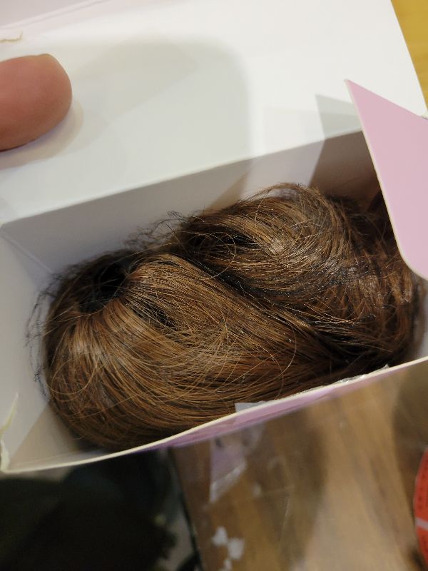 Photo 1 of 12 Inch Ponytail Extension - Clip in Ponytail Hair Extensions, Curly Wavy Pony Tails Hair Extensions, Synthetic Claw Clip Ponytail Extension for Women (Color: Medium Brown Mixed Honey Blonde)