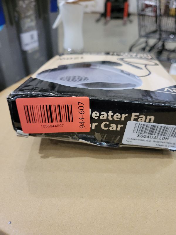 Photo 1 of 12V Portable Car Heater, All Seasons Defroster Defogger Fan 2 Modes in 1 with 360° Rotation, Plug Cigarette Lighter Design, Built - in Safety Fuse, For Cars Trucks Vehicles, Black