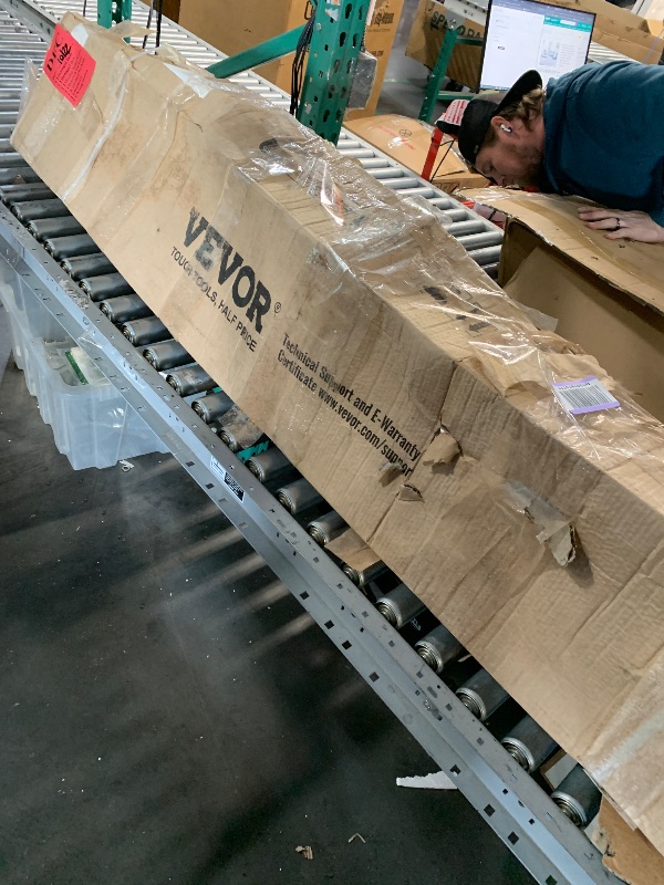 Photo 1 of (missing pieces) VEVOR 12x20 FT Heavy Duty Carport, Portable Car Canopy with Removable Sidewalls and Door, Outdoor Car Shelter