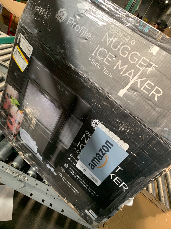 Photo 1 of ****PARTS ONLY NOT PRODUCING ICE***
Profile Opal 2.0 XL with 1 Gallon Tank, Chewable Crunchable Countertop Nugget Ice Maker, Scoop Included, 38 lbs in 24 Hours, Pellet Ice Machine with WiFi & Smart Connected, Black Stainless