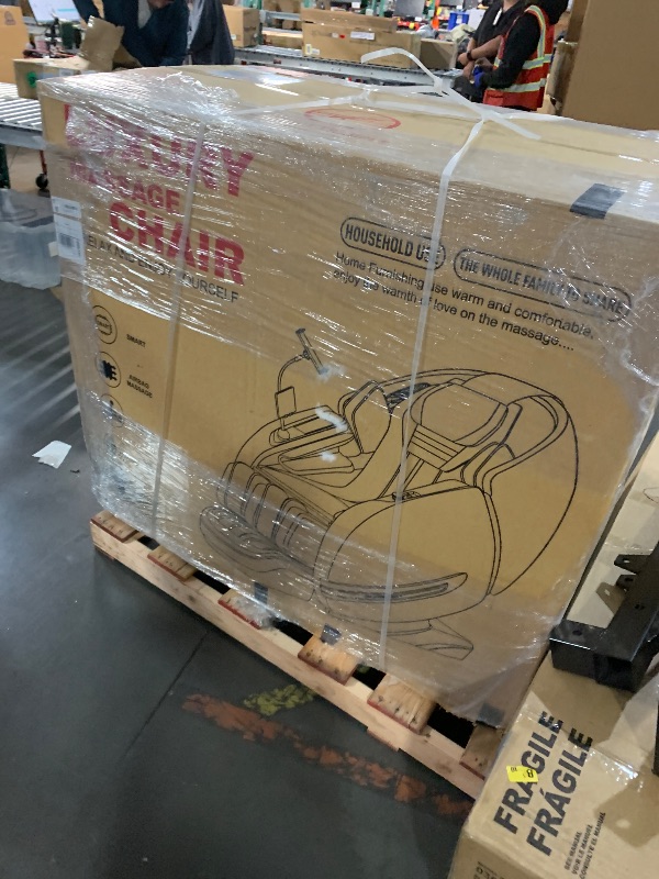 Photo 1 of ***FACTORY SEALED******TRUCK/TRAILER PICKUP ONLY***Notired Massage Chair Full Body, 2025 Zero Gravity SL-Track Shiatsu Massage Recliner Chairs with 12 Auto Modes, Foot Rollers, Waist & Calf Heating, Thai Yoga Stretch, AI Control & Body Scan L183 Beige