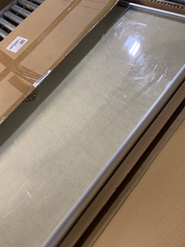 Photo 1 of (used) Geetery 36 x 48 Inch Enclosed Fabric Bulletin Board Tamperproof Lockable Noticeboard Fabric&Aluminium Frame Display Cases