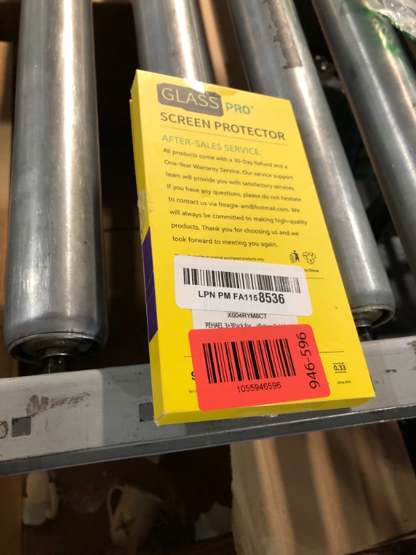 Photo 1 of (incomplete) PEHAEL 3+3Pack for iPhone 17 Pro Privacy Screen Protector with Camera Lens Protector Full Coverage Anti-Spy Tempered Glass Film 9H Hardness Easy Installation Bubble Free [6.3 inch]