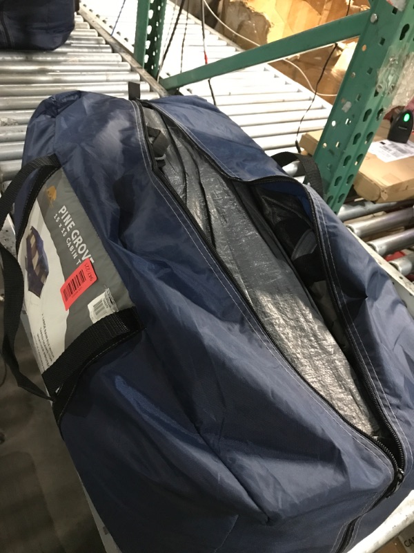 Photo 1 of ***STOCK PHOTO FOR REFERENCE ONLY***10 Person Camping Tent - Large Outdoor Tent with Room Divider and Rainfly - Family Camping House with 2 Doors and 4 Screen Windows by Wakeman Outdoors (Navy)