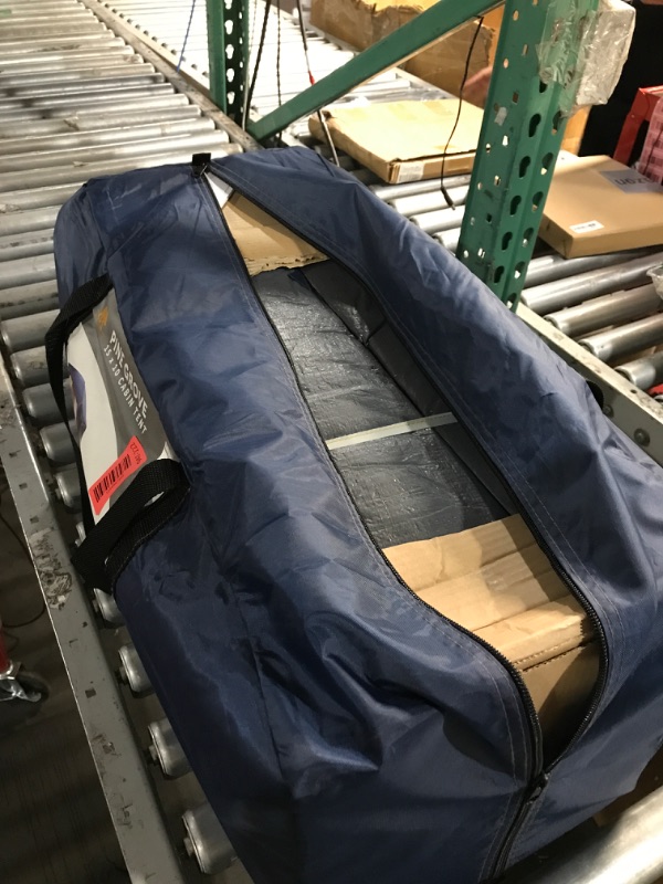 Photo 1 of ***STOCK PHOTO FOR REFERENCE ONLY***10 Person Camping Tent - Large Outdoor Tent with Room Divider and Rainfly - Family Camping House with 2 Doors and 4 Screen Windows by Wakeman Outdoors (Navy)