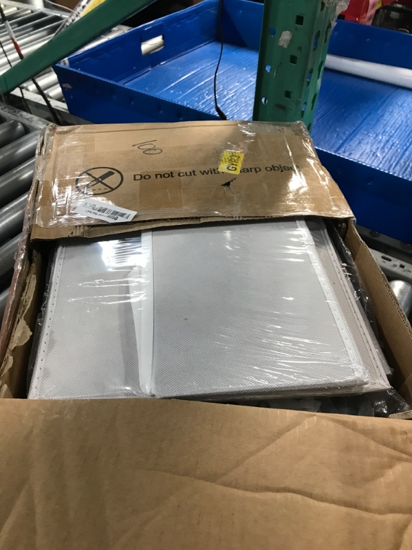 Photo 1 of (used) Furnulem White Tall Dresser for Bedroom,Vertical Storage Tower Unit and End Table with 6 Fabric Drawers