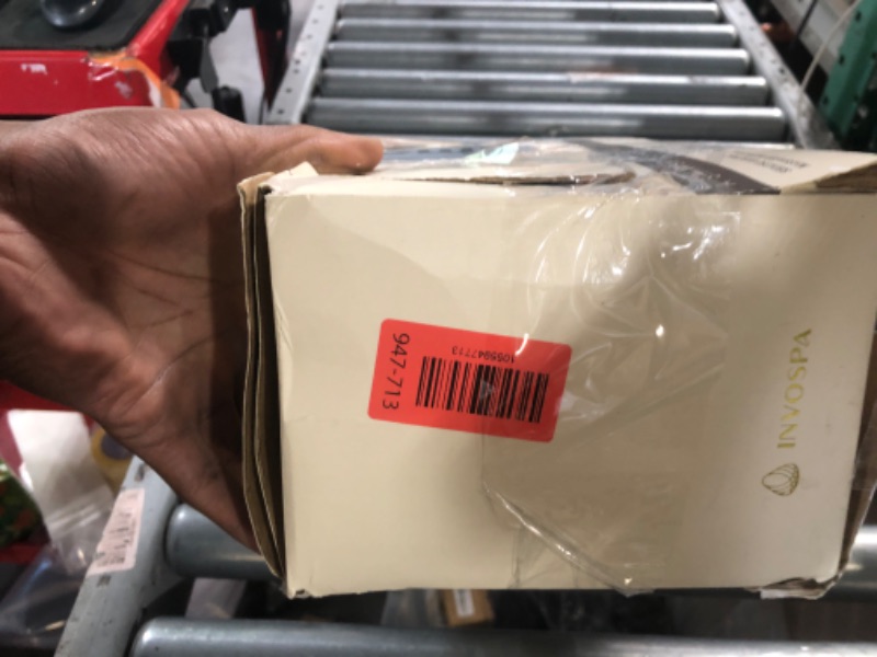 Photo 1 of (missing power cord/charger) (untested) InvoSpa Shiatsu Neck and Back Massager with Heat - Deep Kneading Pillow for Massage - Electric Full Body Massager