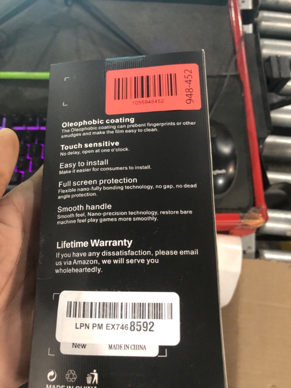 Photo 1 of ***FACTORY SEALED***Romkasi 4 Pack Privacy Screen Protector for iPhone 15 6.1 Inch with 4 Pack Camera Lens Protector, Anti Spy Tempered Glass Film, Anti-Scratch, Touch Sensitive, Case Friendly