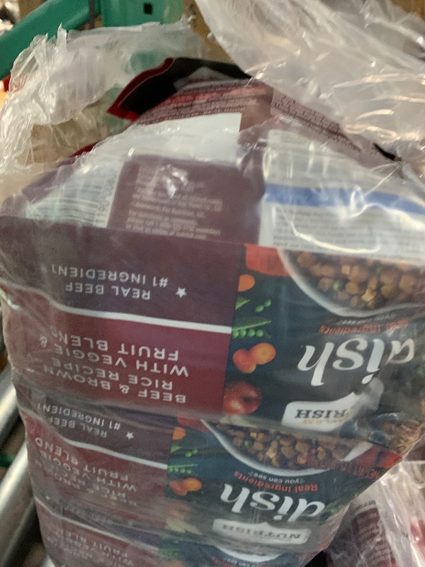 Photo 1 of ***EXP; (11/19/2025)******FACTORY SEALED***Rachael Ray Nutrish Dish Premium Natural Dry Dog Food, Beef & Brown Rice Recipe with Veggies, Fruit & Chicken, 3.75 Pounds 4 PACK OF 4 BAGS 16 BAGS TOTAL