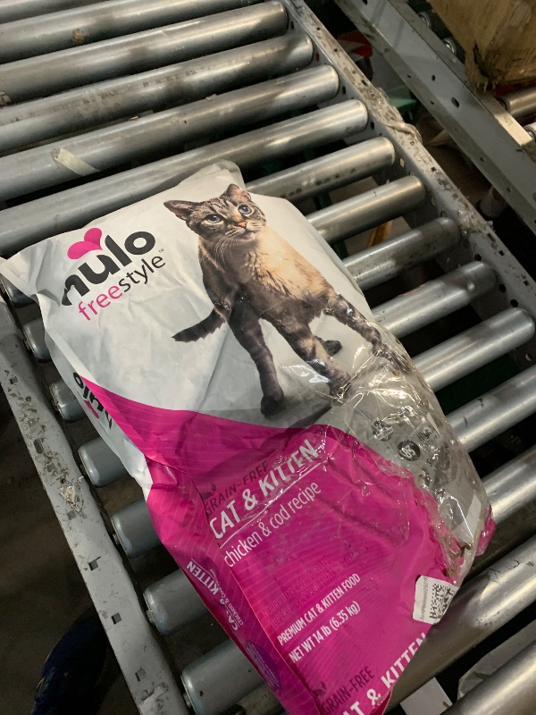 Photo 1 of ***EXP; (12/20/2026)***Nulo Freestyle High Protein Cat & Kitten Food, Chicken & Cod Recipe - Natural Grain-Free Dry Cat Food with Omega Fatty Acids & Probiotics, 14 lb Bag