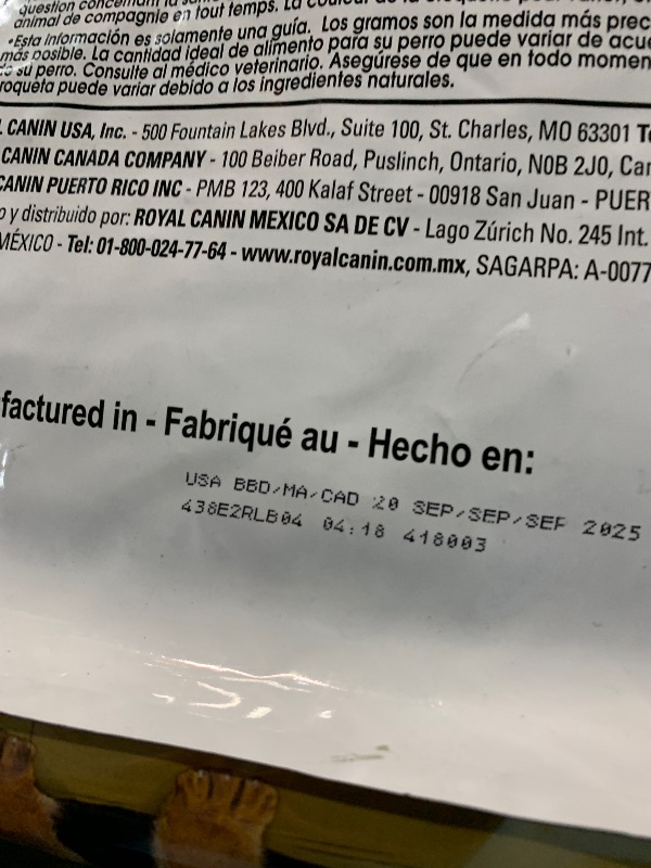 Photo 1 of ***EXP(09/2025)***Royal Canin German Shepherd Puppy Breed Specific Dry Dog Food, 30 lb. bag
