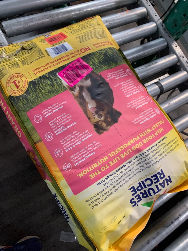 Photo 1 of ***EXP(06/12/2026) Nature’s Recipe Grain Free Dry Dog Food Salmon, Sweet Potato & Pumpkin Recipe, 24 lb. Bag