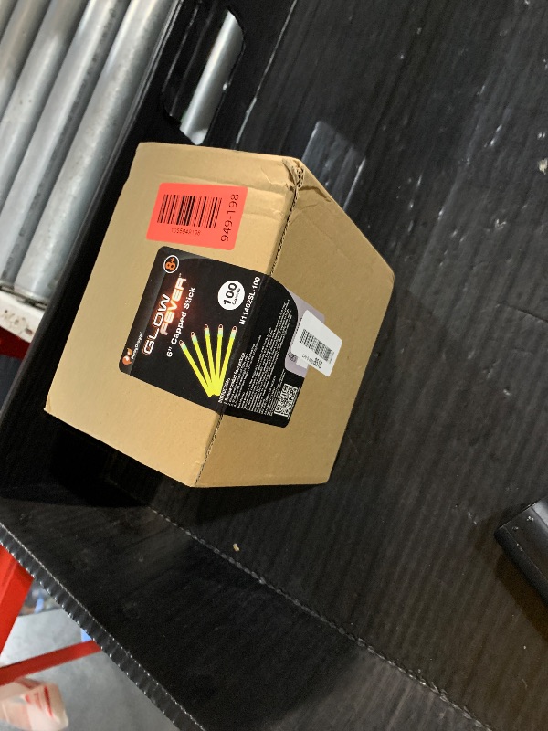 Photo 1 of ***FACTORY SEALED***Glow Fever Glow in The Dark Sticks - 100 ct 6" Glow Sticks Bulk Party Pack with End Caps & Lanyards - Glow Party Favors for Concert, Festival, & Wedding Neon Light Sticks by Party Dragon, Yellow