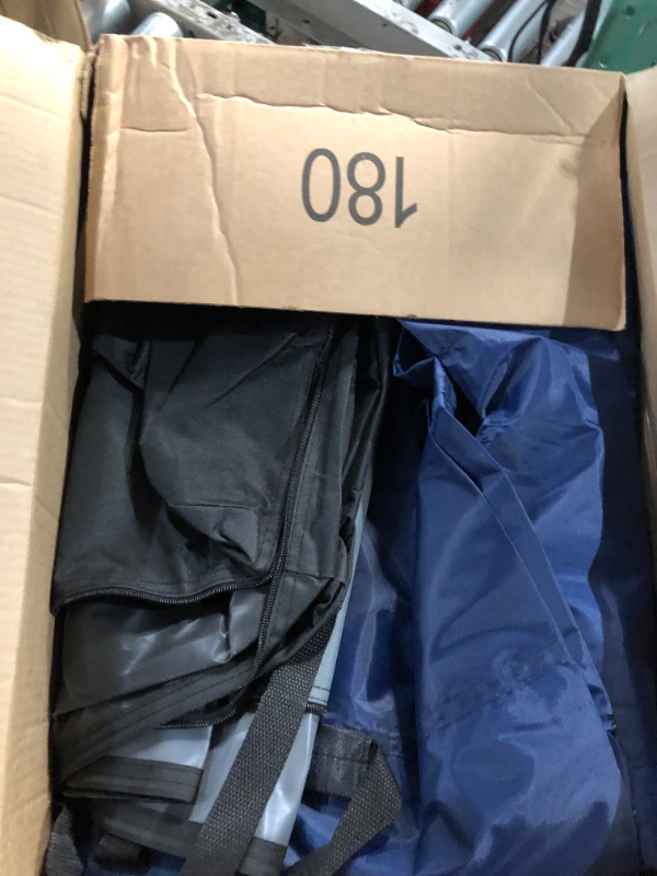 Photo 1 of (top only) COBIZI 10x10 Heavy Duty Pop Up Canopy Tent for Event Commercial Instant Canopy with 4 Sidewalls, Portable Vendor Outdoor Tent for Parties?Backyard, Camping, Waterproof UPF50+, Dark Blue