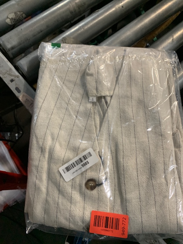 Photo 1 of ** SEE NOTES ** Women's 2 Piece Outfits Linen Vest Waistcoat Dressy Casual Sets Wide Leg Pants Suits