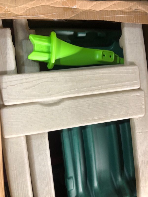 Photo 1 of (used)(incomplete)(please see all images) Step2 Play Naturally Playful Lookout Treehouse, Kids Outdoor Playset, Backyard Playground Set, Slide, Ladder, Pivoting Periscope