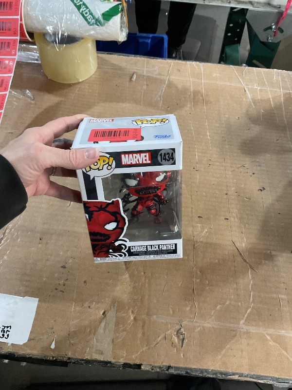 Photo 1 of (USED/FAIR) Funko POP Marvel: Carnageized - Black Panther - Marvel Comics - Collectable Vinyl Figure - Gift Idea - Official Merchandise - for Kids & Adults - Comic Books Fans - Model Figure for Collectors