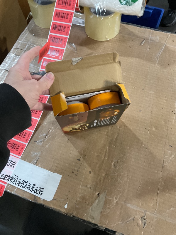 Photo 1 of ***NO REMOTE CONTROL*** HOME MOST 4-Pack Halloween LED Pumpkin Lights Battery Operated - Orange Pumpkin Lights with Timer and Remote Halloween Decor - Jack-O-Lantern Decoration Outdoor