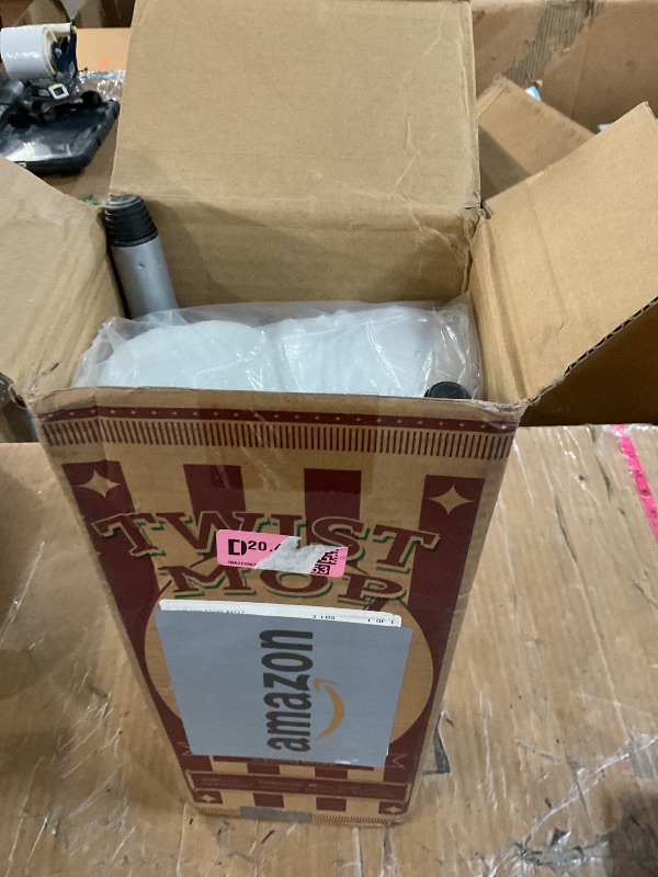 Photo 1 of ***(MISSING PARTS)***Eyliden Mop with 2 Reusable Heads, Easy Wringing Twist Mop, with 57.5 inch Long Handle, Wet Mops for Floor Cleaning, Commercial Household Clean Hardwood, Vinyl, Tile, and More