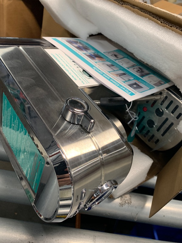 Photo 1 of (used) CASABREWS CM5418 Espresso Machine 20 Bar, Compact Espresso Maker with Steam Milk Frother, Stainless Steel Coffee Machine