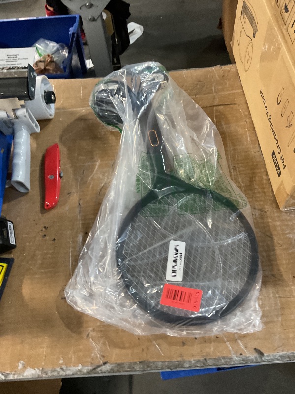 Photo 1 of ***(PARTS ONLY/ MISSING PARTS/ NON FUNCTIONAL)***YISSVIC Electric Fly Swatter Bug Zapper Racket Dual Modes Mosquito Killer with Purple Mosquito Light Rechargeable for Indoor Home Office Backyard Patio Camping