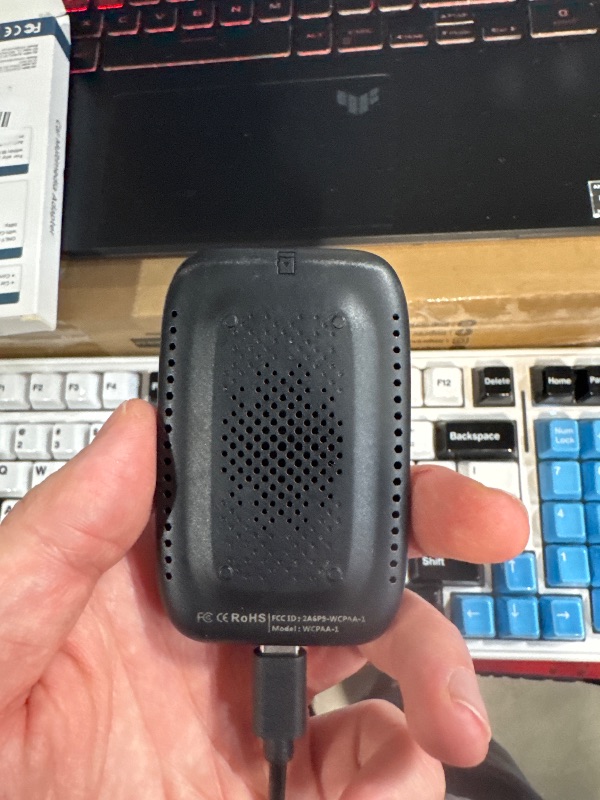 Photo 1 of (USED/FAIR)AutoSky AI Box Lite – Wireless CarPlay & Android Auto Adapter with Netflix & YouTube – Plug & Play CarPlay Converter – Works with Factory Wired CarPlay Systems (2016+)
