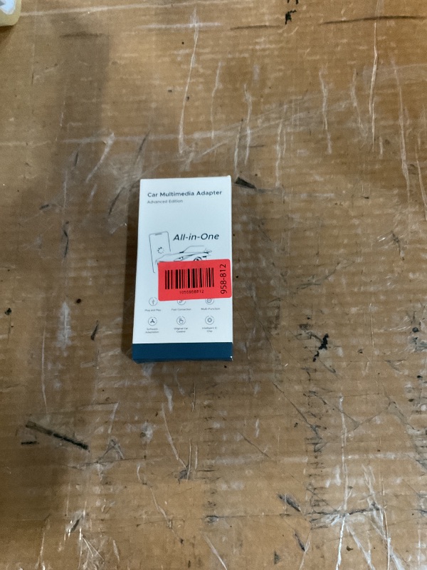 Photo 1 of (USED/FAIR)AutoSky AI Box Lite – Wireless CarPlay & Android Auto Adapter with Netflix & YouTube – Plug & Play CarPlay Converter – Works with Factory Wired CarPlay Systems (2016+)
