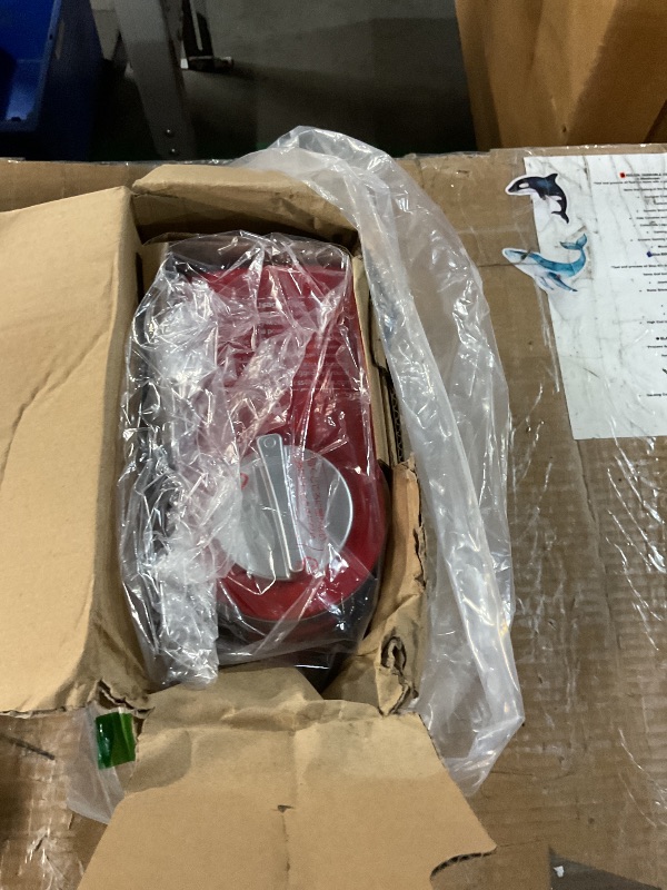 Photo 1 of (bagged) (parts) (non-functional) CHULUX Mini Coffee Maker for K Capsule, Single Serve Coffee Maker for One Cup Americano, Lightweight Pod Coffee Machine, Red