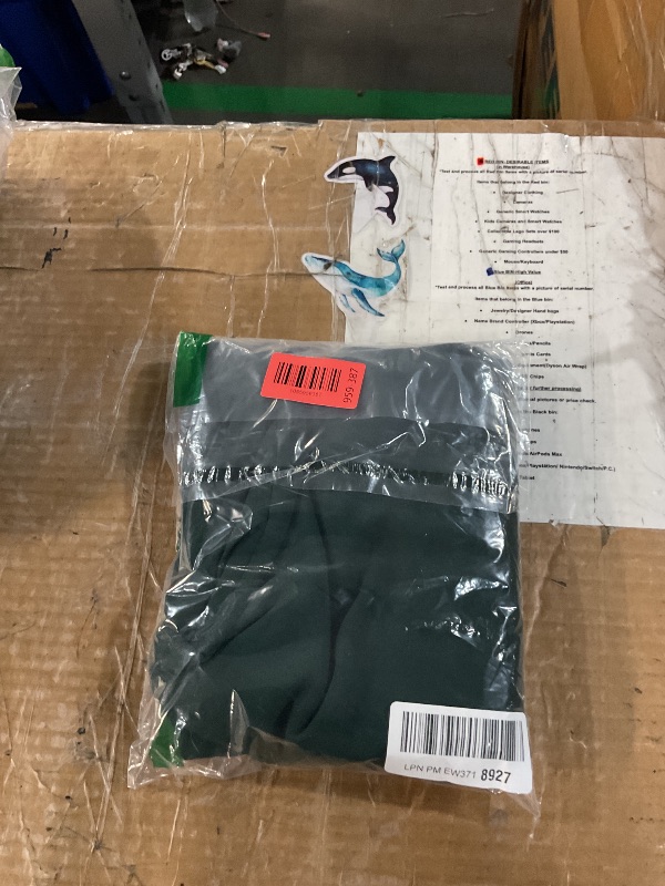 Photo 1 of (LARGE) (USED/FAIR) (BAGGED) IHOT Womens Formal Dresses Deep V Neck Sleeveless Ruched Bodycon Wrap Dress Knee Length Business Work Cocktail Dresses Dark Green Large