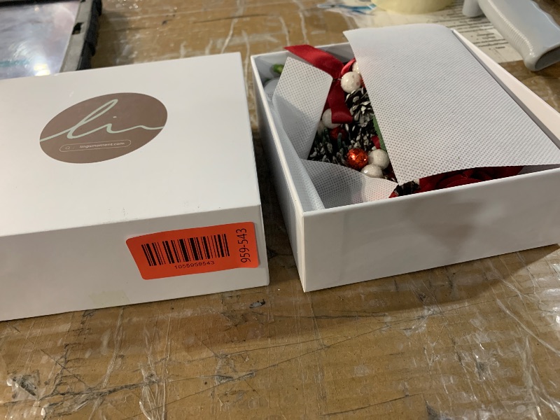 Photo 1 of (ONLY 3) Ling's Moment Boutonniere for Men, 6pcs Groom Groomsmen Boutonniere, Artificial Flowers for Wedding Decor/Prom/Homecoming, etc.Christmas Red Berry