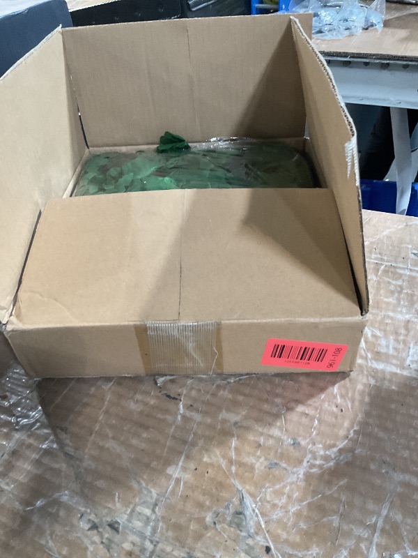 Photo 1 of (green only) (used/fair) 108pcs Roses Head Flowers with Stem - Emerald Green Gold Artificial Flowers Rose Bulk - Silk Rose Fake Flower for Wedding Bouquet Decor DIY Baby Shower Centerpieces St Patrick's Day Decoration