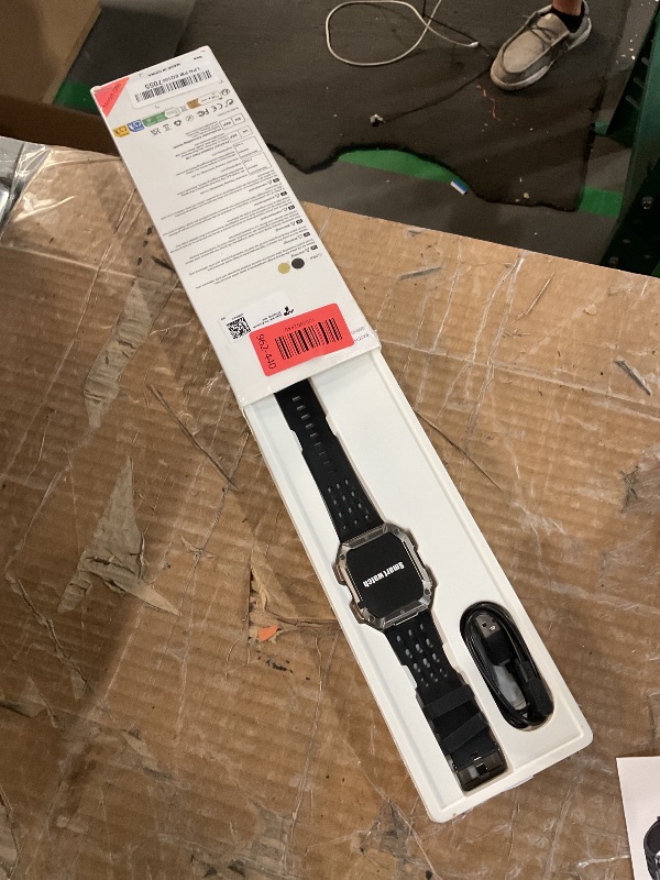 Photo 1 of (see all images) Smart Watches for Men Fitness Watch: 100 Days Battery Life/Call/Answer 1.95'' Mens Military Smart Watch 