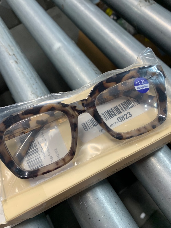 Photo 1 of (+1.25) miyya Stylish Reading Glasses for Women, Cheaters Eyeglasses, Oversized Blue Light Readers, Fashion Eye Glasses