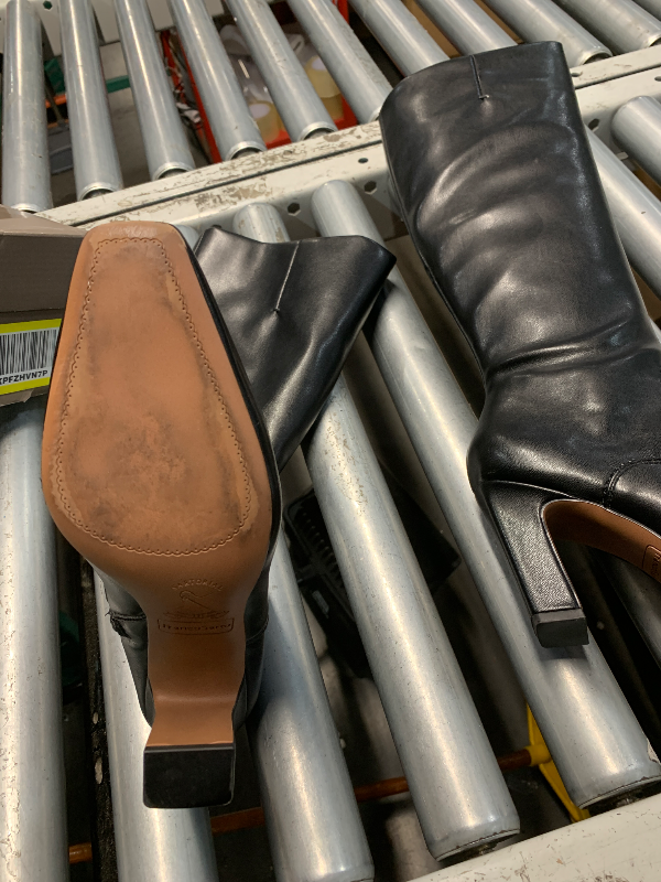 Photo 1 of (please see all images) Franco Sarto Womens Bowman Classic Knee High Boot Black Stretch 7 W