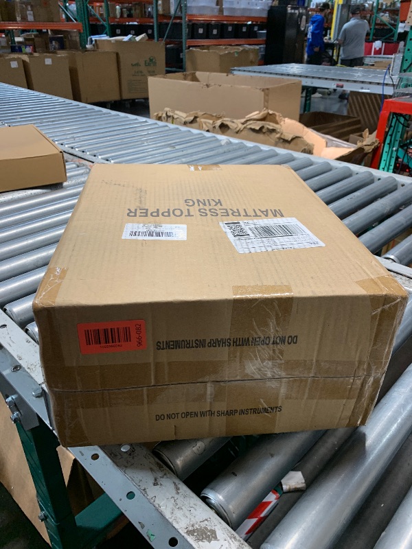 Photo 1 of ***FACTORY SEALED***King Size Mattress Topper, Shredded Memory Foam Filling, with 1800 GSM Mattress Pad Cover, Soft Bed Topper for Back Pain,Comfy Plush Foam Filled Pillow Top,78"x80"