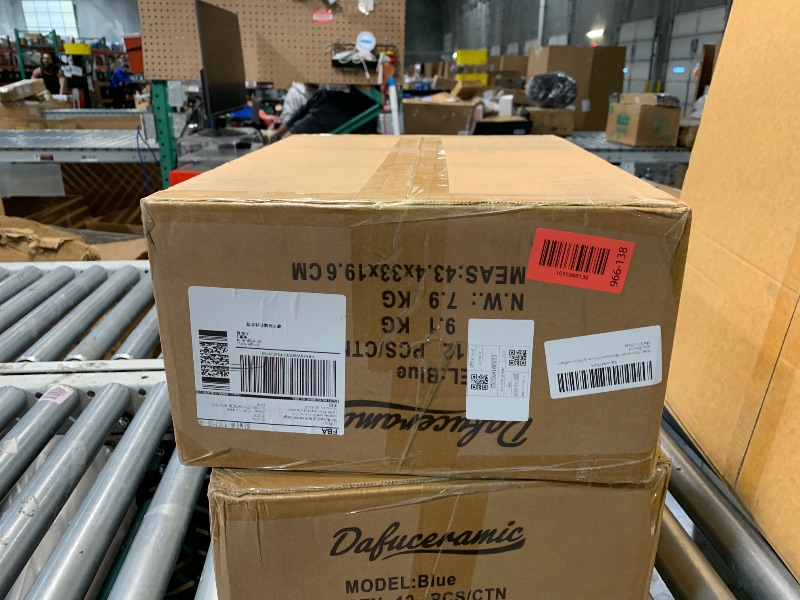 Photo 1 of ***FACTORY SEALED***Dafuceramic Dinnerware Sets for 4,Plates and Bowls Sets,Handmade Reactive Glaze Dishes Set,Chip and Scratch Resistant Dishwasher Microwave Safe (Encore)