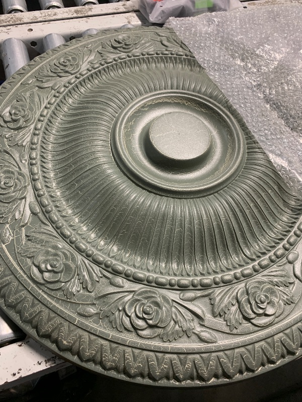 Photo 1 of ***FACTORY SEALED***Ekena Millwork CM24NAPTC - 24 1/4"OD x 2"P Neuveau Ceiling Medallion (Fits Canopies up to 6 3/8") - Ceiling Medallion, Painted Turtle Crackle