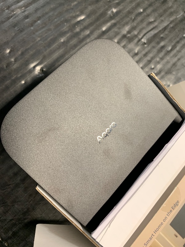 Photo 1 of Aqara Smart Home Hub M3 for Advanced Automation, Matter Controller, Thread Border Router, Features Zigbee, Bluetooth, Wi-Fi, PoE, IR, Supports Alexa, Apple HomeKit, SmartThings, Home Assistant, IFTTT