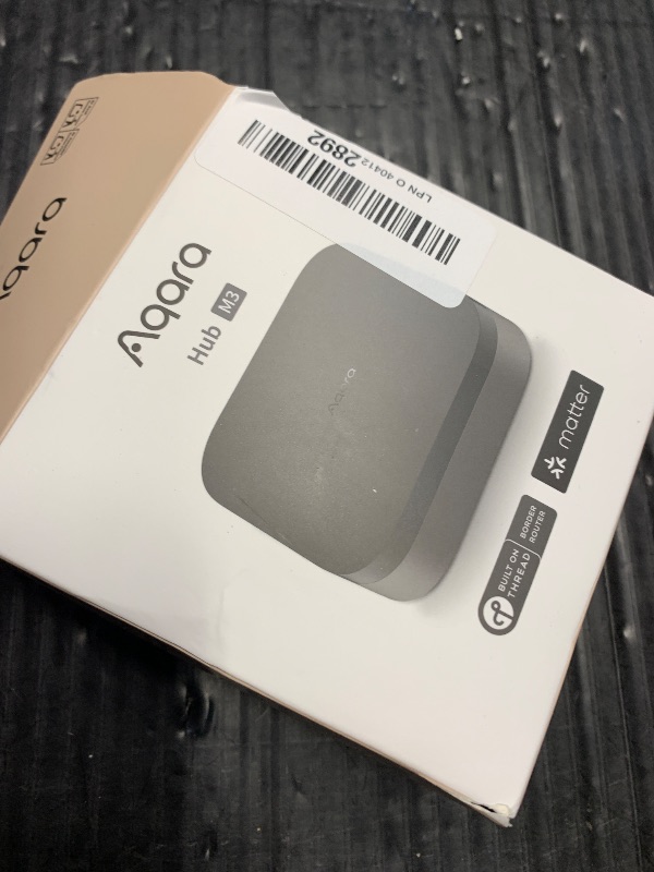 Photo 1 of Aqara Smart Home Hub M3 for Advanced Automation, Matter Controller, Thread Border Router, Features Zigbee, Bluetooth, Wi-Fi, PoE, IR, Supports Alexa, Apple HomeKit, SmartThings, Home Assistant, IFTTT