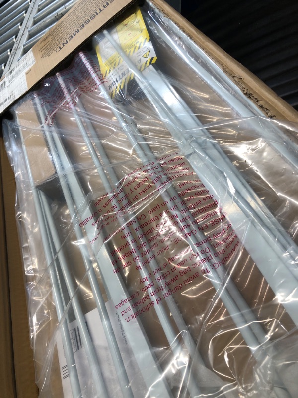 Photo 1 of ***FACTORY SEALED*** Regalo 36-Inch Extra Tall and 49-Inch-Wide Walk Thru Baby Gate, Includes 4-Inch and 12-inch Extension Kit, 4 Pack of Pressure Mount Kit and 4 Pack of Wall Mount Kit