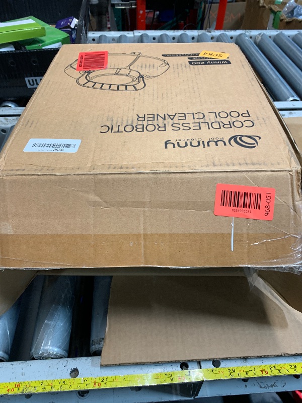 Photo 1 of (2025 Upgrade) Cordless Robotic Pool Cleaner, Lasts 80 Min, Automatic Vacuum for Above-Ground Pools up to 645 Sq.ft,Portable, Self-Parking (Light Green)