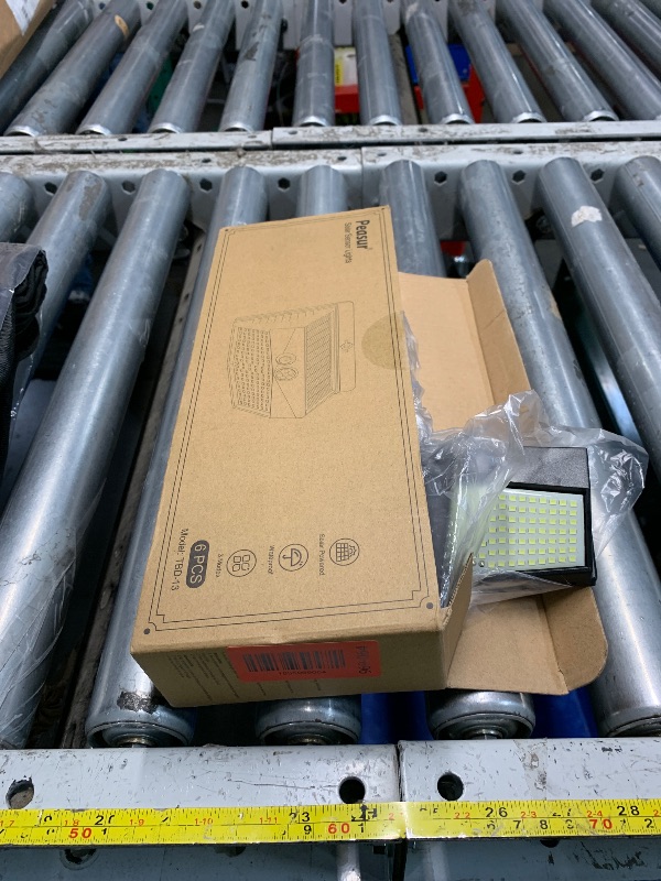 Photo 1 of [6 Packs] Solar Lights Outdoor Motion Sensor Solar Security Lights Waterproof with 3 Lighting Modes Solar Powered Wall Lights Outside for Garden Fence Yard Deck