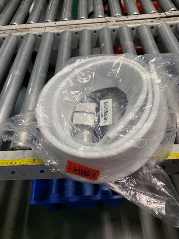 Photo 1 of (Upgraded) 3” High Shower Threshold Water Dam 67 Inch Collapsible Shower Barrier Water Barrier Shower Water Stopper Shower Water Guard Dry and Wet Separation for Bathroom Kitchen and More(5.6ft)