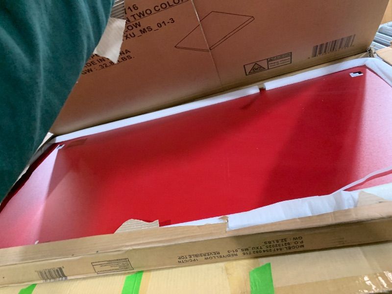 Photo 1 of **************DOES NOT INCLUDE THE LEGS, ONLY THE TALBE TOP*************
Reversible Top with 2 Colors (Red and Yellow) 2' x 4'