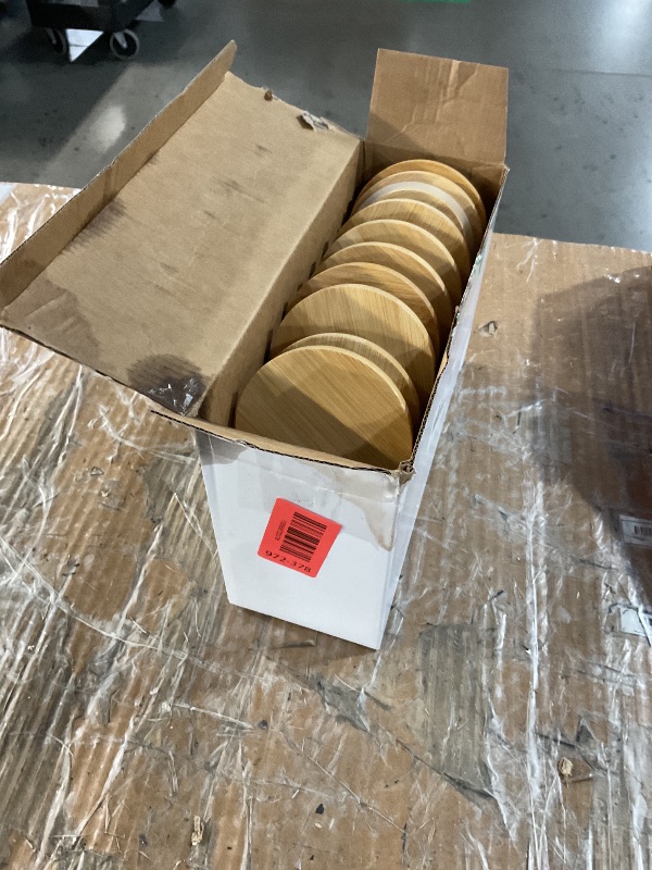 Photo 1 of (used) Roshtia 20 Pack 85mm Wide Mouth Mason Jar Lids with Airtight Silicone Seal 3.25 Inch