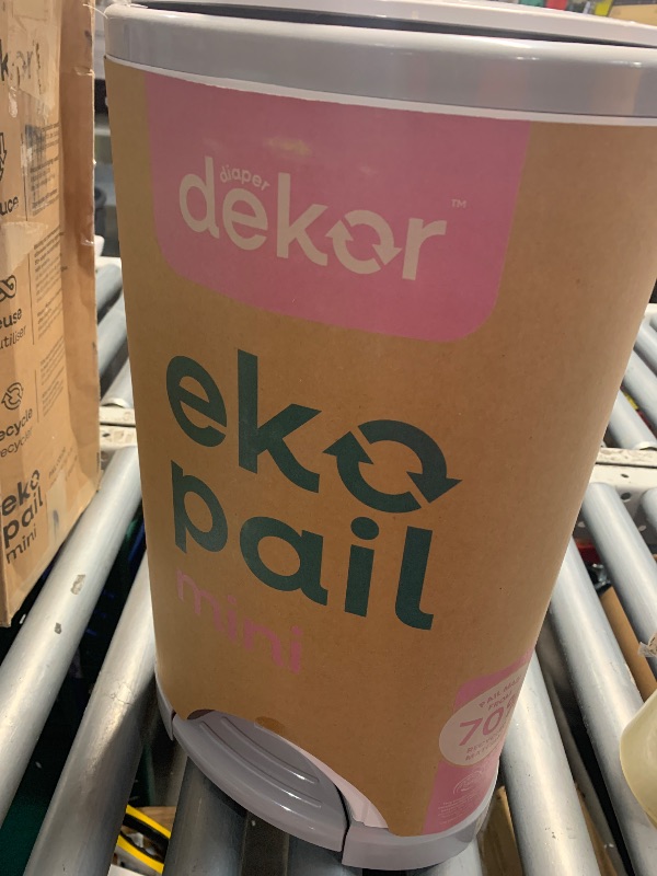 Photo 1 of (see all images) Diaper Dekor Mini Hands-Free Diaper Pail | Easiest to Use | Just Step – Drop – Done | Doesn’t Absorb Odors | Most Economical Refill System