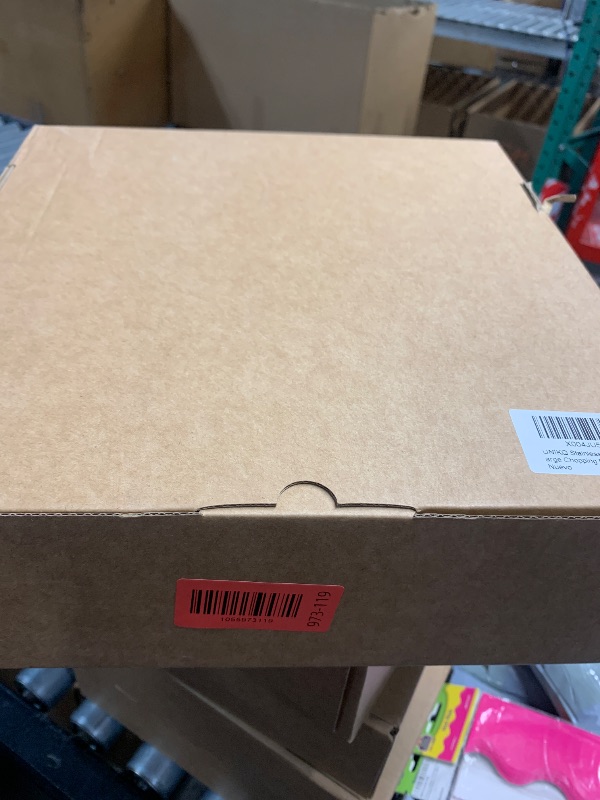 Photo 1 of ***FACTORY SEALED***UNIKQ Stainless Steel Cutting Board - Cutting Board Set of 3 with Storage & Grater-PP Eco-Friendly Preventing Cross-contamination - Non-Slip Double Sided