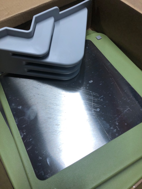 Photo 1 of ***FACTORY SEALED***UNIKQ Stainless Steel Cutting Board - Cutting Board Set of 3 with Storage & Grater-PP Eco-Friendly Preventing Cross-contamination - Non-Slip Double Sided